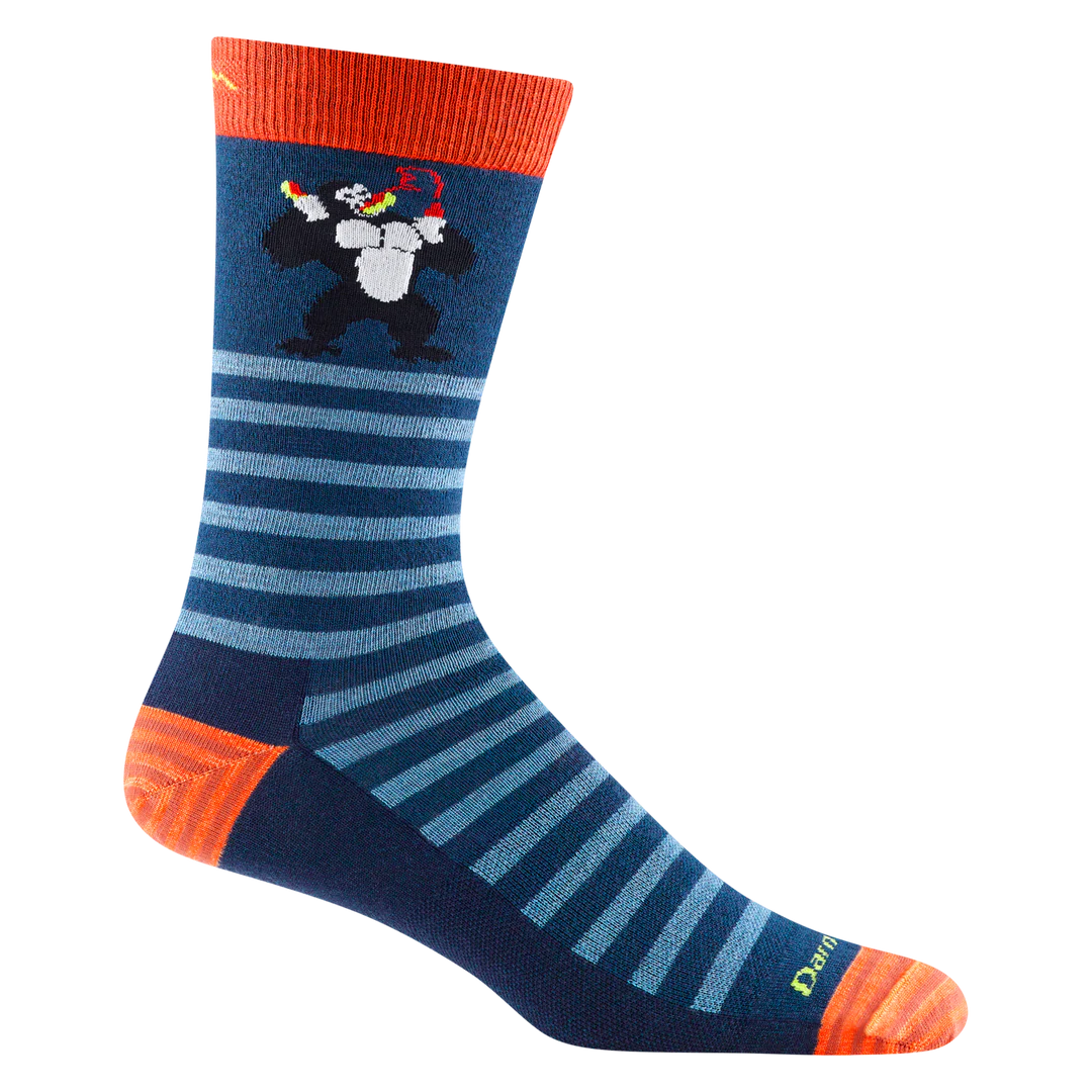 6066 Men's Animal Haus Crew Lightweight Lifestyle Sock