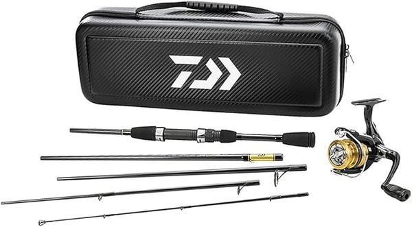 daiwa carbon case travel spinning rod/reel set Combo 150 How to catch Peacock Pound Test:80 ensuring your casts and