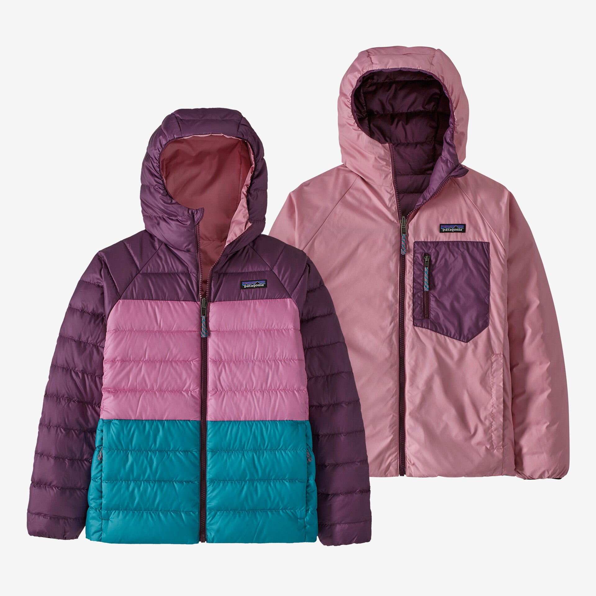 Patagonia girls down sweater hoody best sale