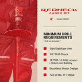 8" Redneck Drill Adaptive