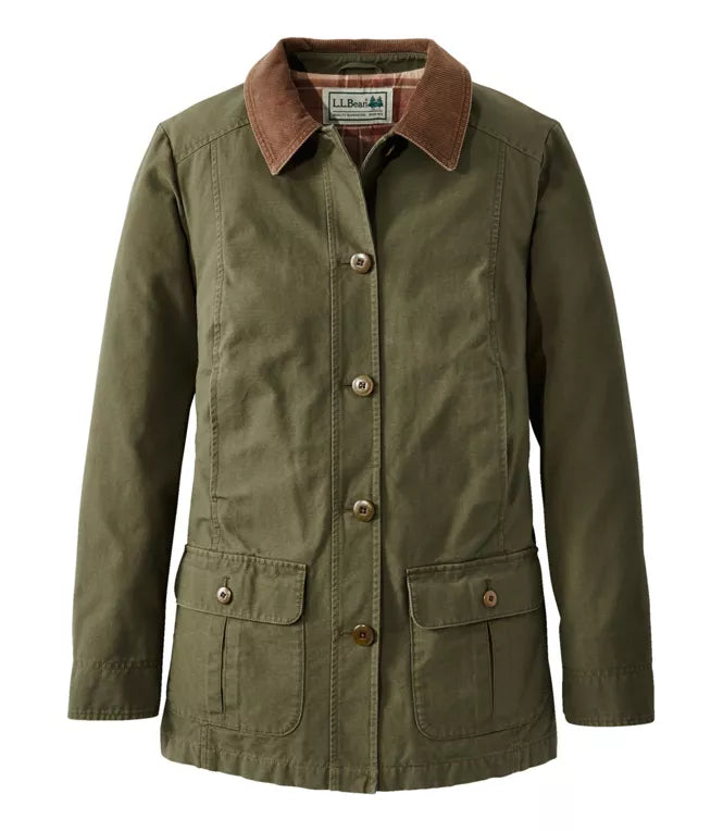 Adirondack Barn Coat Flannel Lined Women's Regular