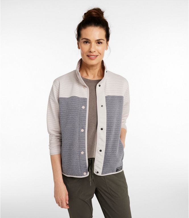 Airlight Snap Front Jacket Colorblock Women's Regular