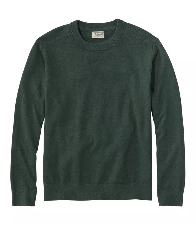 All Seasons Cotton Blend Crewneck Sweater Men's Regular
