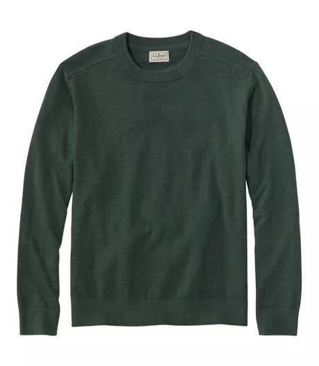 All Seasons Cotton Blend Crewneck Sweater Men's Regular