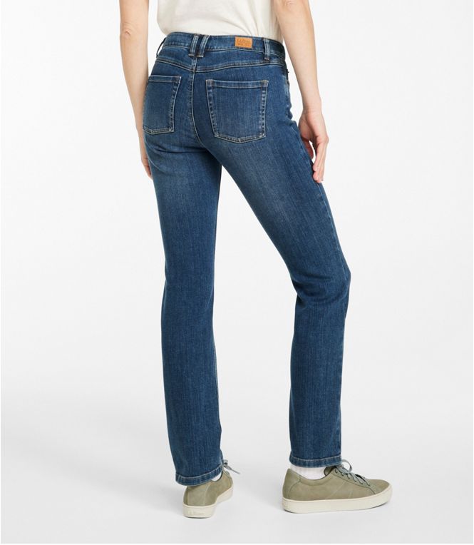 BeanFlex Mid-Rise Straight Leg Jean Women's Regular