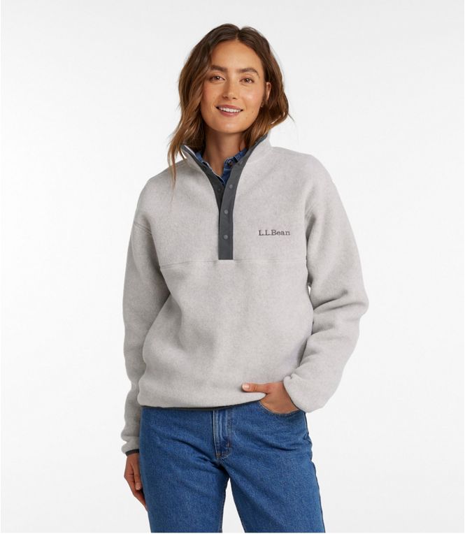 Bean's Classic Snap Fleece II Pullover Adults