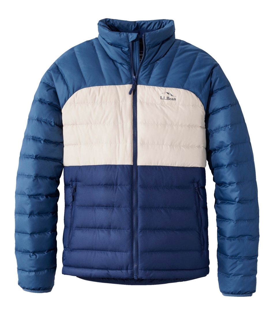Bean's Down Jacket Colorblock Men's Regular