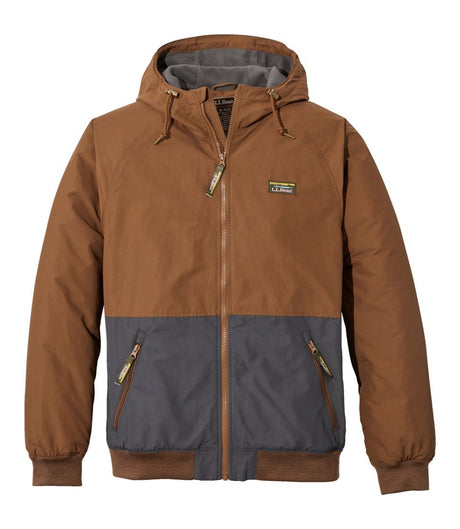 Bean's Insulated 3 Season Jacket Hooded Colorblock Men's Regular