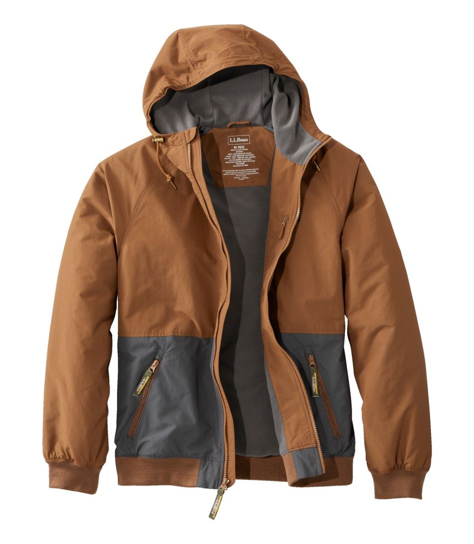 Bean's Insulated 3 Season Jacket Hooded Colorblock Men's Regular