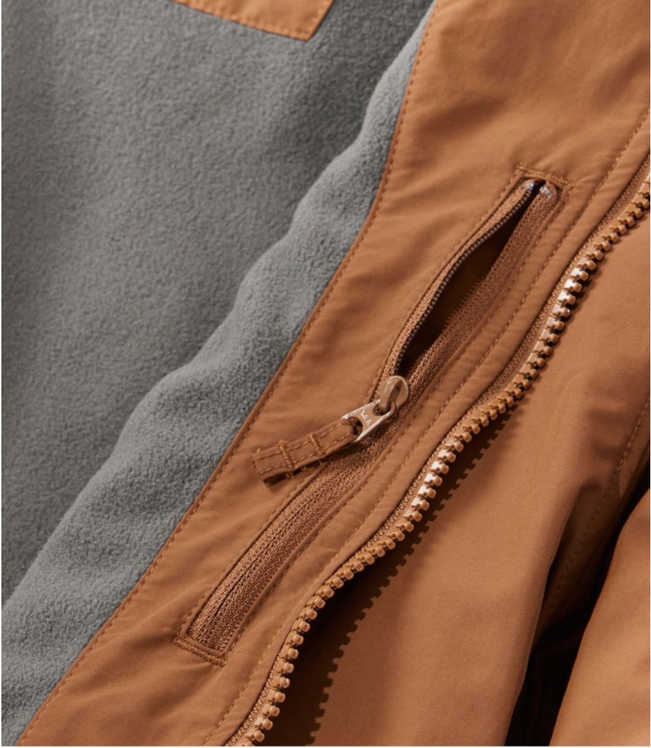 Bean's Insulated 3 Season Jacket Hooded Colorblock Men's Regular