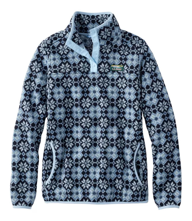 Bean's Sweater Fleece Pullover Print Women's Regular