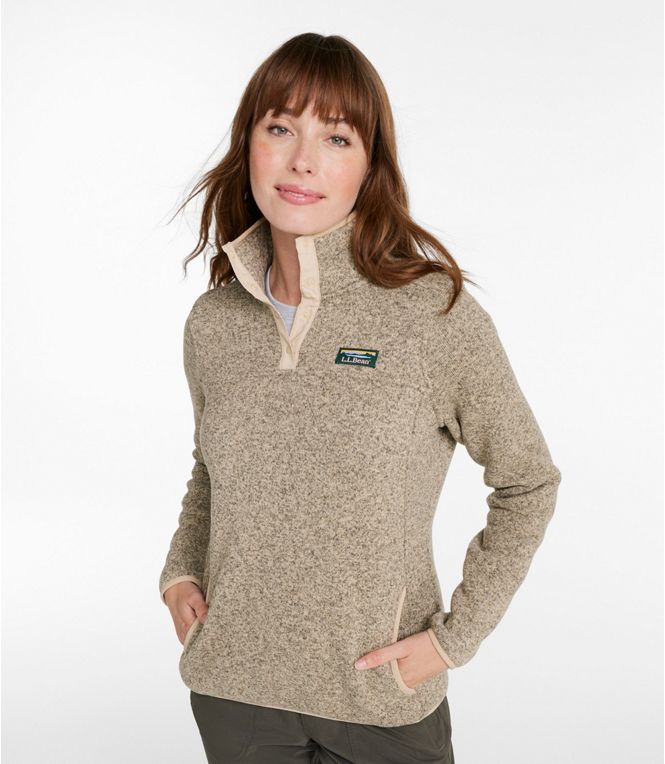 Bean's Sweater Fleece Pullover Women's Regular