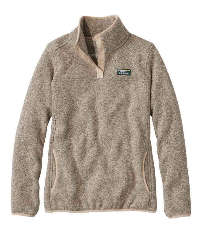 Half Zip Pullover Ll Bean Women's Sweater Fleece Bean's