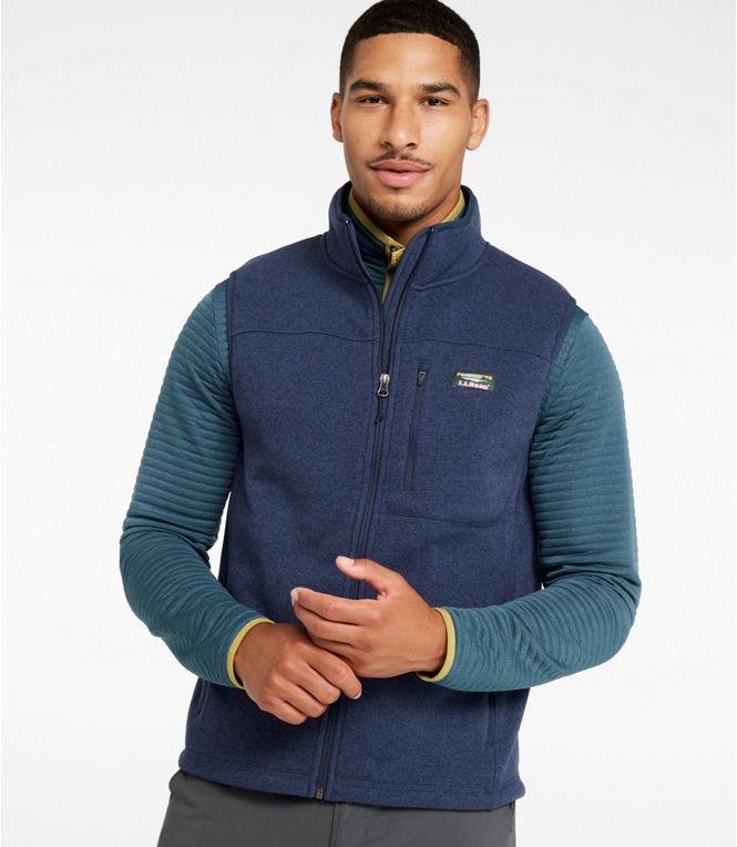Bean's Sweater Fleece Vest Men's Regular