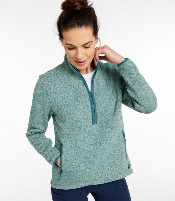 Bean's Sweater Half Zip Pullover Women's Regular