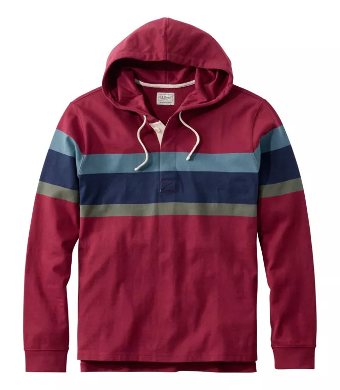 Bean's Vintage Soft Rugby Hoodie Men's Regular