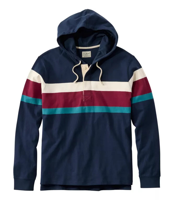 Bean's Vintage Soft Rugby Hoodie Men's Regular
