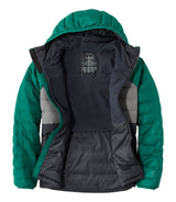 Bean's Down Hooded Jacket Colorblock Men's Regular