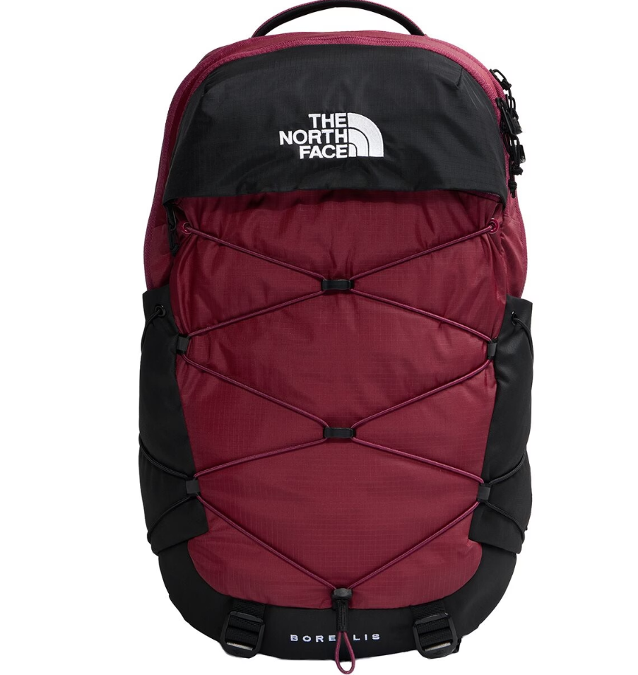 The North Face Borealis Backpack Burgundy Crush/ TNF Black