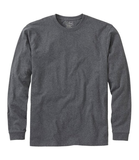 Carefree Unshrinkable T Shirt Without Pocket Long Sleeve Men's Regular