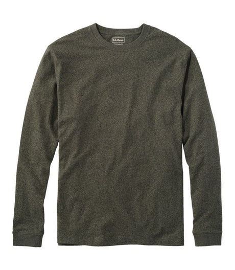 Carefree Unshrinkable T Shirt Without Pocket Long Sleeve Men's Regular
