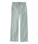 Comfort Stretch Mid Rise Wide Straight Leg Patch Pocket Pant Women's Regular