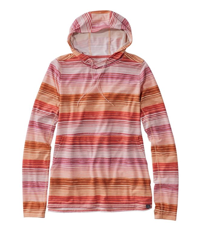 Everyday SunSmart Crewneck Pullover Long Sleeve Stripe Women's Regular