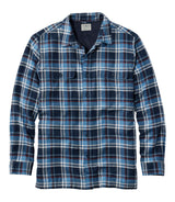 Fleece Lined Flannel Shirt With Pocket Plaid Men's Regular