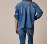 Flora Denim Shacket