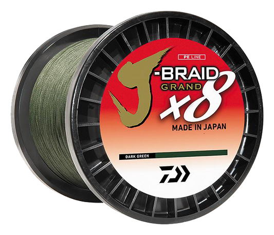 J-BRAID GRAND 8X 300yds DARK GREEN 50lb