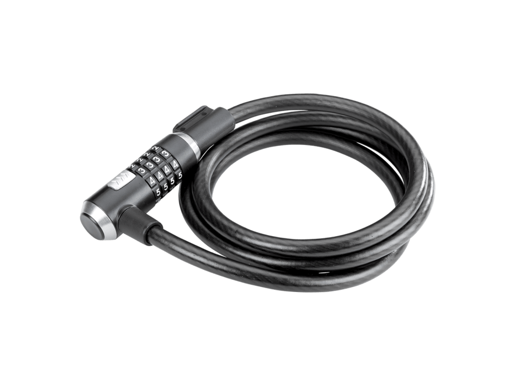 Kryptonite KryptoFlex 1218 Combo Cable Lock, Black 12mm x 180cm (70.9")