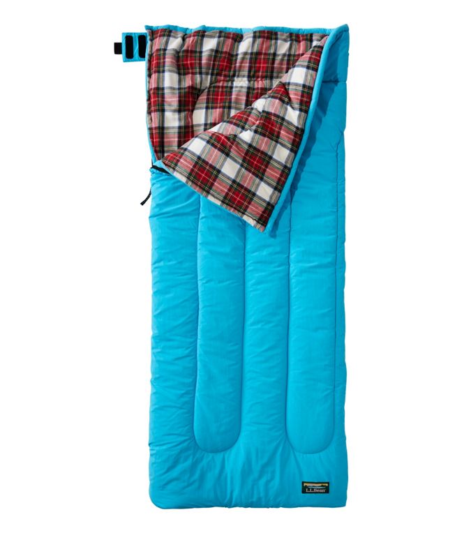 L.L.Bean Flannel Lined Camp Sleeping Bag 40 Kids' - Maine Sport