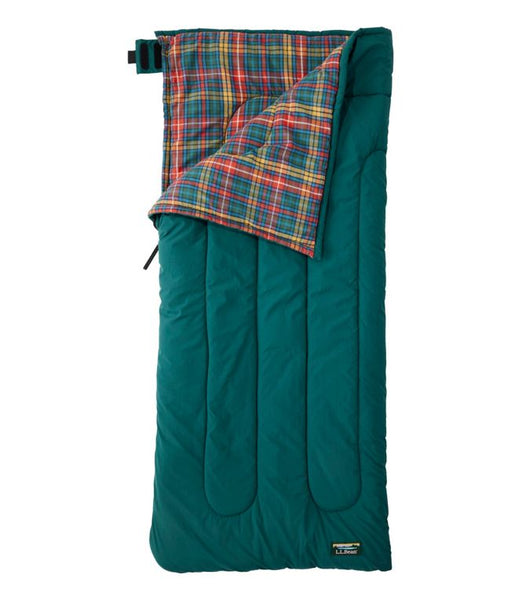 L.L.Bean Flannel Lined Camp Sleeping Bag 40 Kids' - Maine Sport