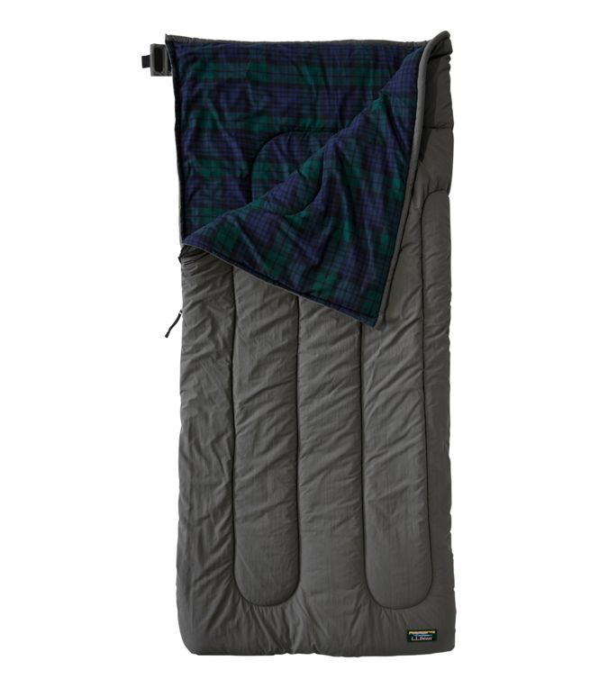 L.L.Bean Flannel Lined Camp Sleeping Bag 40F Regular
