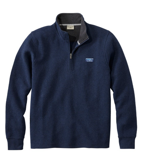 Lakewashed Double-Knit Quarter-Zip Long Sleeve Men's Regular