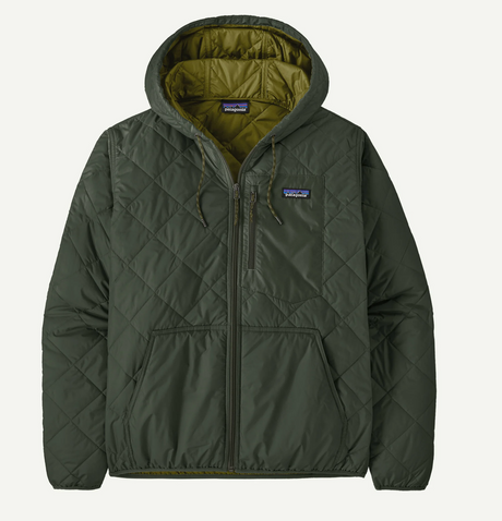 M's Diamond Quilted Bomber Hoody