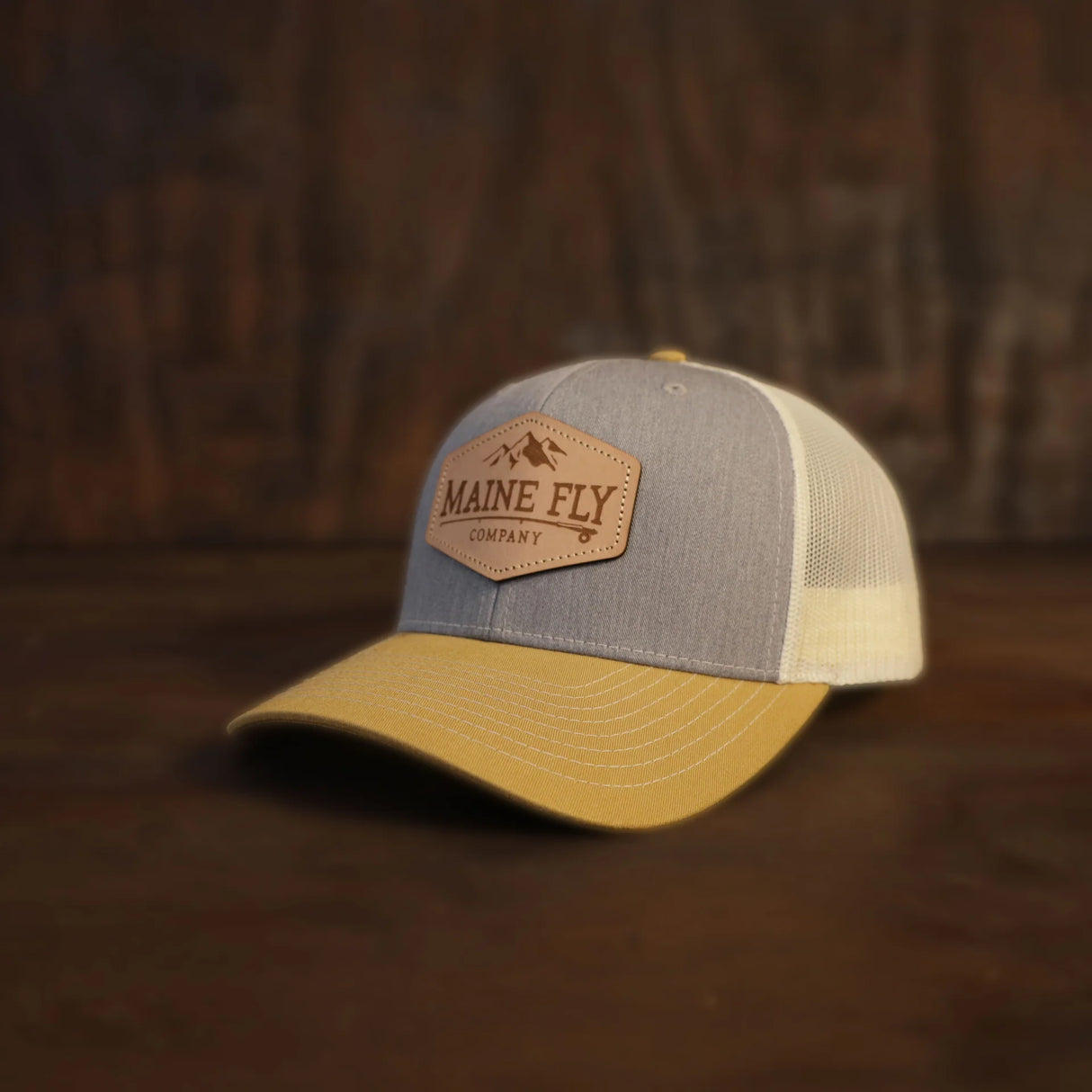 Maine Fly Co Leather Patch Hat