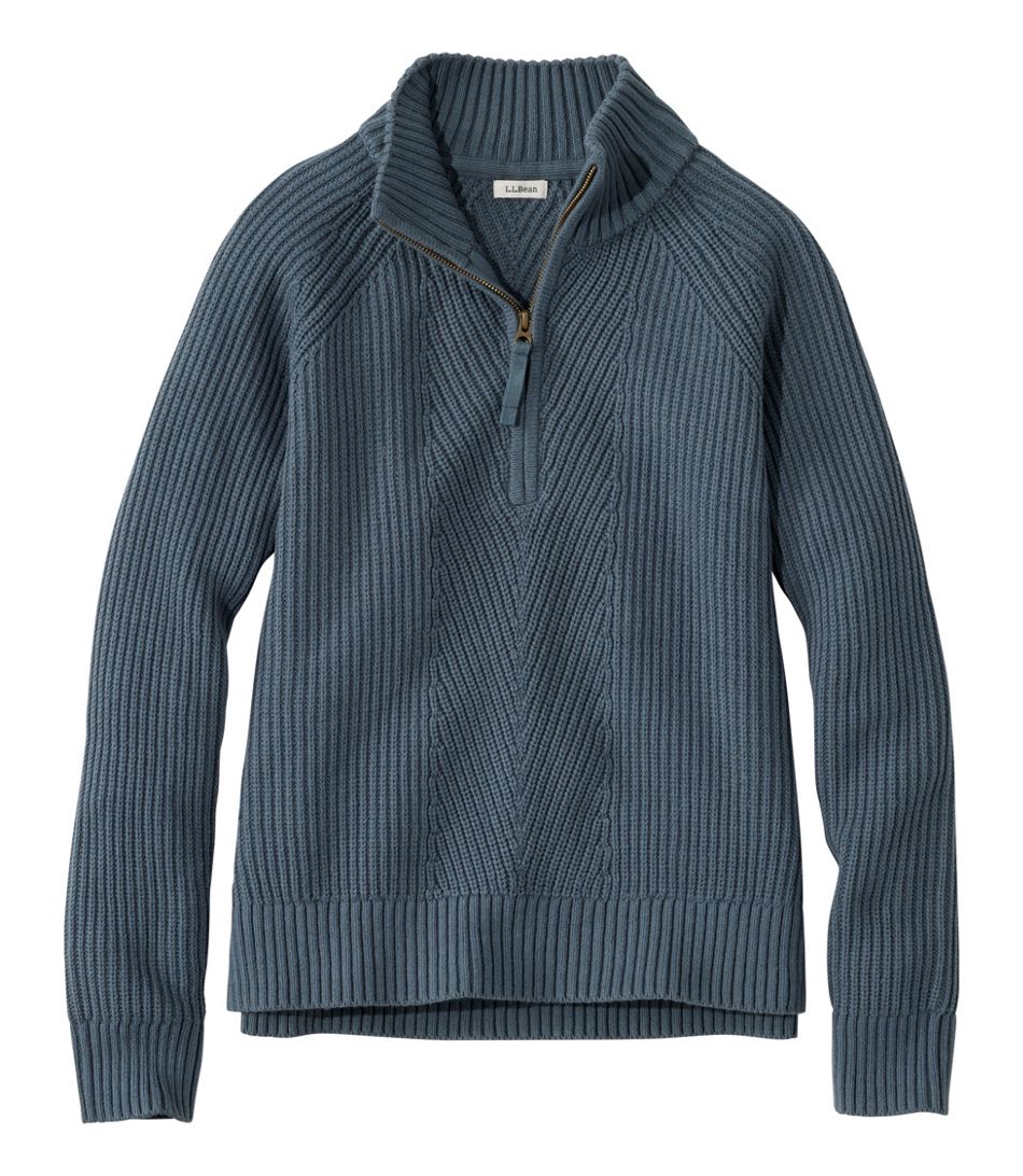 Mariner Rib Mixed Quart Zip