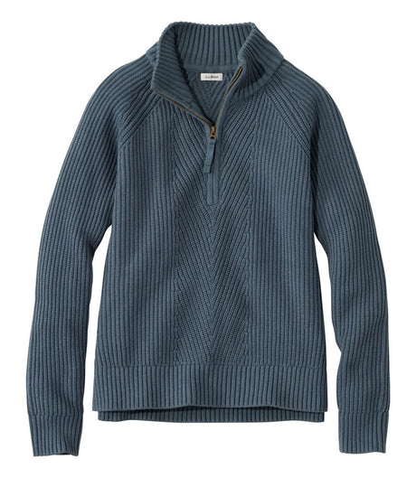 Mariner Rib Mixed Quart Zip