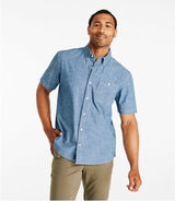Men's Comfort Stretch Chambray Shirt
