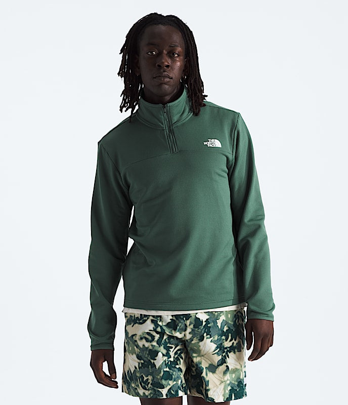 Men's Cedar Trail Grid Fleece ¼ Zip