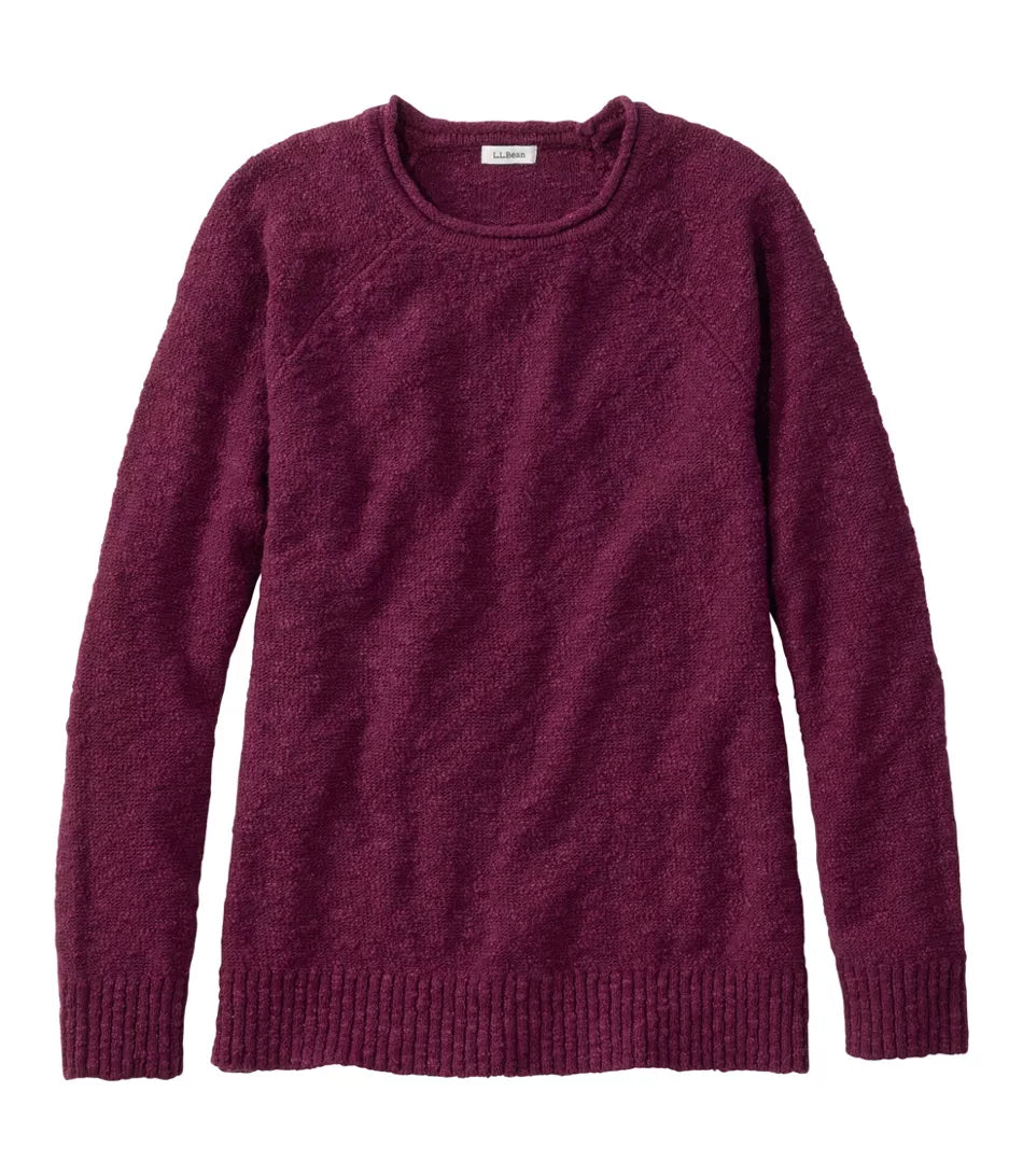Midweight Cotton Slub Rollneck Pullover Women's Regular