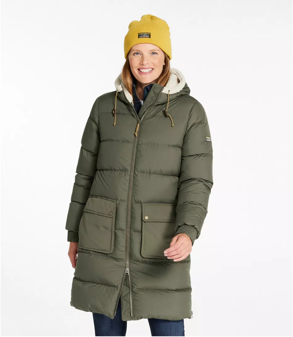 Mountain Classic Down Coat Sherpa-Lined Women's Regular