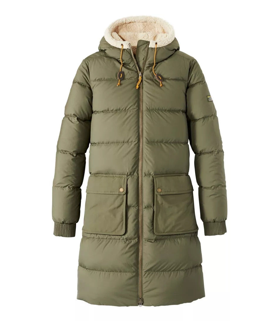 Mountain Classic Down Coat Sherpa-Lined Women's Regular