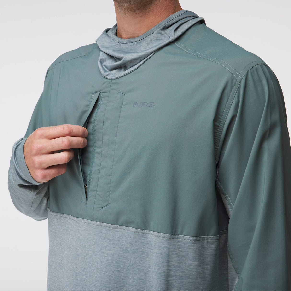 NRS Men's Silkweight Hybrid Hoodie