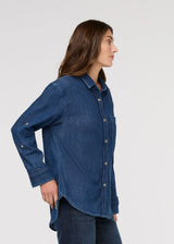 Performance Denim Lite Relaxed Button Down