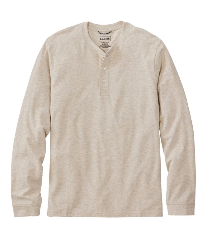 Performance Pima Long Sleeve Henley Men's Regular