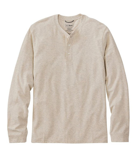 Performance Pima Long Sleeve Henley Men's Regular
