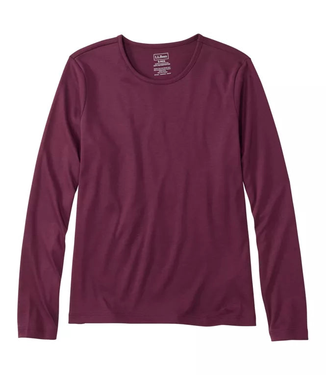 Pima Crewneck Long-Sleeve Women's Regular