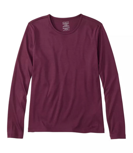 Pima Crewneck Long-Sleeve Women's Regular